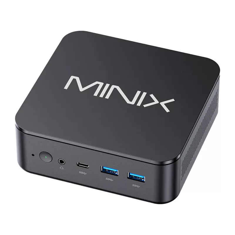 MINIX NR660LP Mini PC, AMD Ryzen 5 6600H, 16GB DDR5, 512GB NVMe SSD, Windows 11 Pro, nero