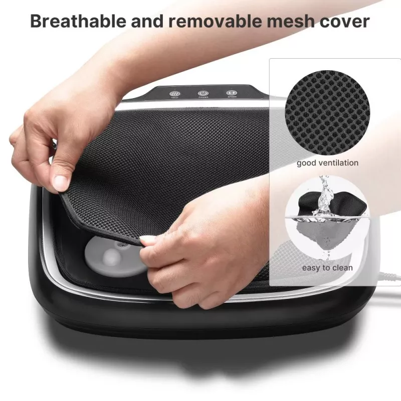 RENPHO massaggiatore plantare Shiatsu FM062 - nero/grigio