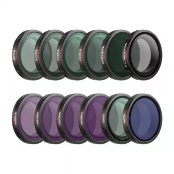 Freewell set di filtri per DJI Osmo Action 3/4 – Mega Kit – 12 pz.