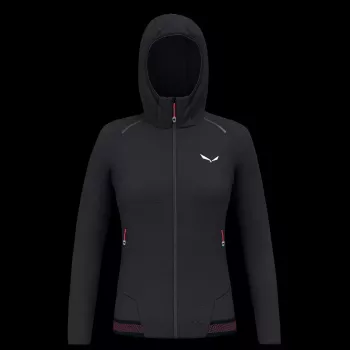 Salewa Pedroc PL Hooded Jacket - Black Out (donna, taglia M)