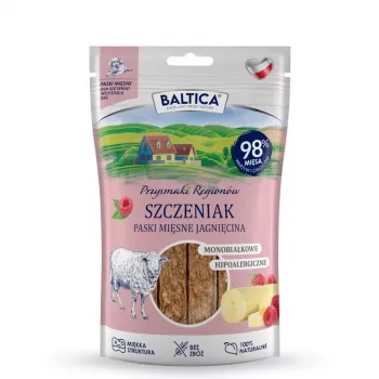 BALTICA Przysmaki Regionów Meat Strips agnello – snack per cani – 90 g