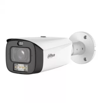 DAHUA IPC-HFW3849T1-ZAS-PV-2712-PRO Telecamera IP bullet 8MP con deterrenza attiva, obiettivo varifocale motorizzato e visione notturna a colori