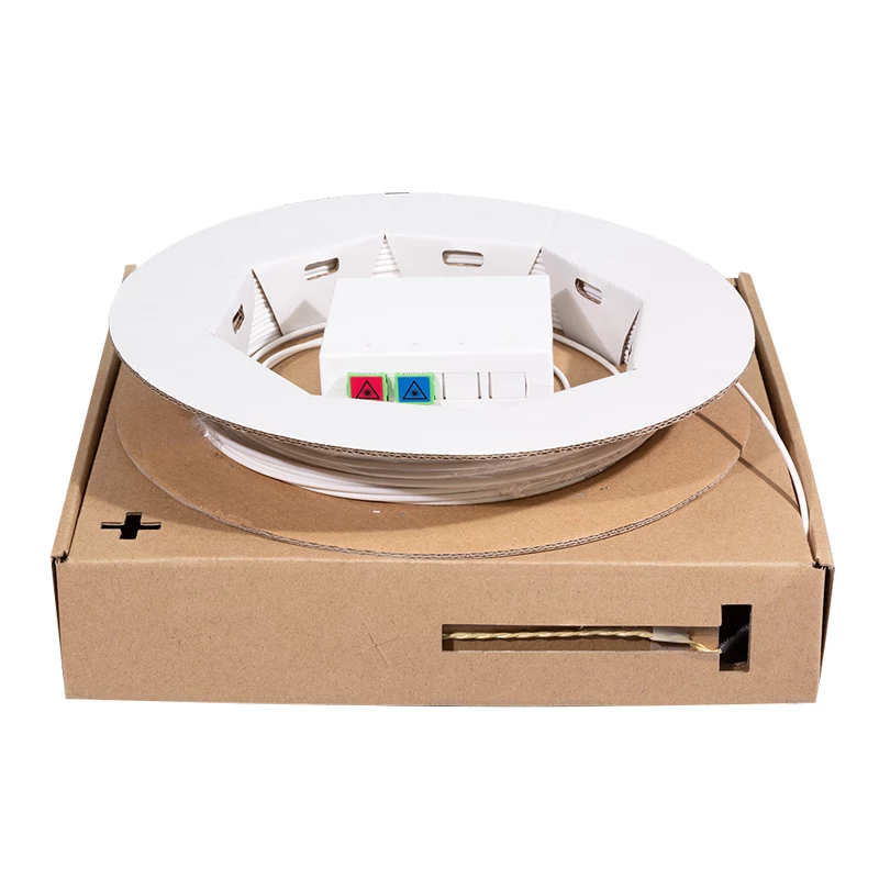 LogiLink FB2SC20 Cavo patch in fibra ottica monomodale OS2 SC/APC duplex 20 m bianco
