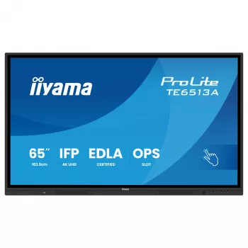 IIYAMA ProLite TE6513A-B3AG display interattivo touch LED IPS 4K UHD 65