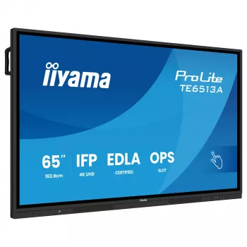 IIYAMA ProLite TE6513A-B3AG display interattivo touch LED IPS 4K UHD 65
