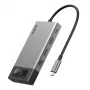 Belkin CONNECT hub USB-C 8-in-1 per 2 schermi - Space Gray