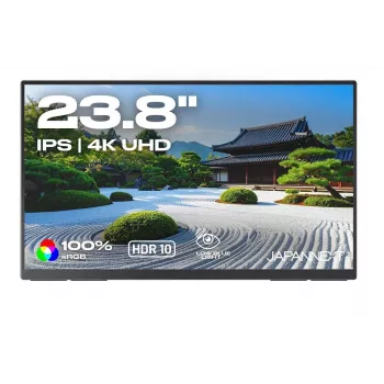 JAPANNEXT 60,5 cm (23,8 inch) JN-MD-IPS238U-C6 monitor 4K UHD IPS HDMI USB-C nero
