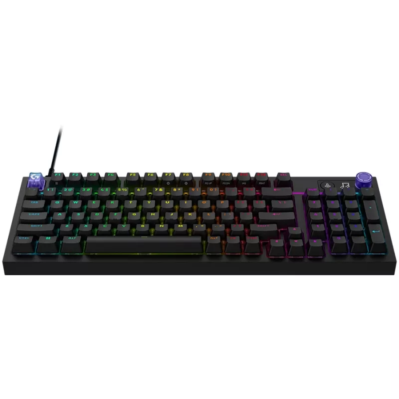 Logitech G316 X 98 tastiera gaming, layout ungherese, nero, con filo, Lightsync RGB