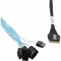 Microchip Adaptec Cavo SAS interno - 1x8 Slim SAS (SFF-8654) a 8x SATA - 0,8 m