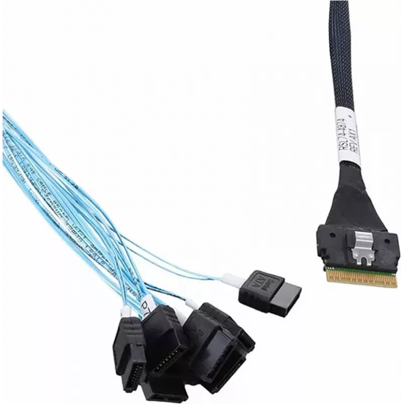 Microchip Adaptec Cavo SAS interno - 1x8 Slim SAS (SFF-8654) a 8x SATA - 0,8 m