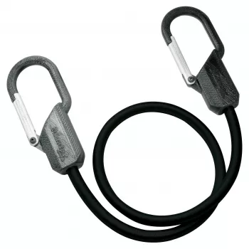 Master Lock 3205EURDAT Corda elastica con gancio a clip - 80 cm x 9 mm - nero - 1 pezzo