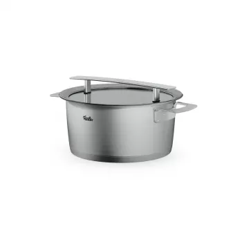 Fissler Phi Collection pentola con coperchio in vetro 24 cm, 5,1 litri