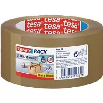 Tesa nastro adesivo da imballaggio Ultra Strong 66m x 50mm marrone PVC