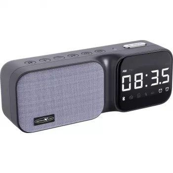 Reflexion CLR24BT radiosveglia con Bluetooth, sintonizzatore FM PLL, doppia sveglia, display LED, nero