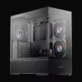 LC-Power Gaming Midi Tower ATX 812B Onyx Vision con vetro temperato e 4 ventole aRGB, nero
