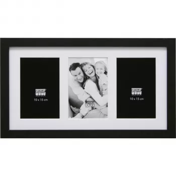 Deknudt S66KA3 Gallery 3x10x15 legno nero con passepartout cornice multipla