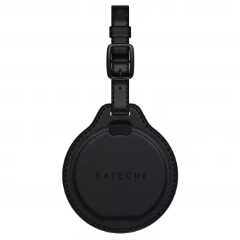 Satechi Vegan-Leder FindAll etichetta bagaglio nera