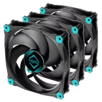 Iceberg Thermal IceGALE Silent ventola per case 120mm nero confezione da 3