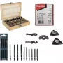 Makita P-84844 set accessori per lavorazione del legno (10 pezzi) per utensili multifunzione