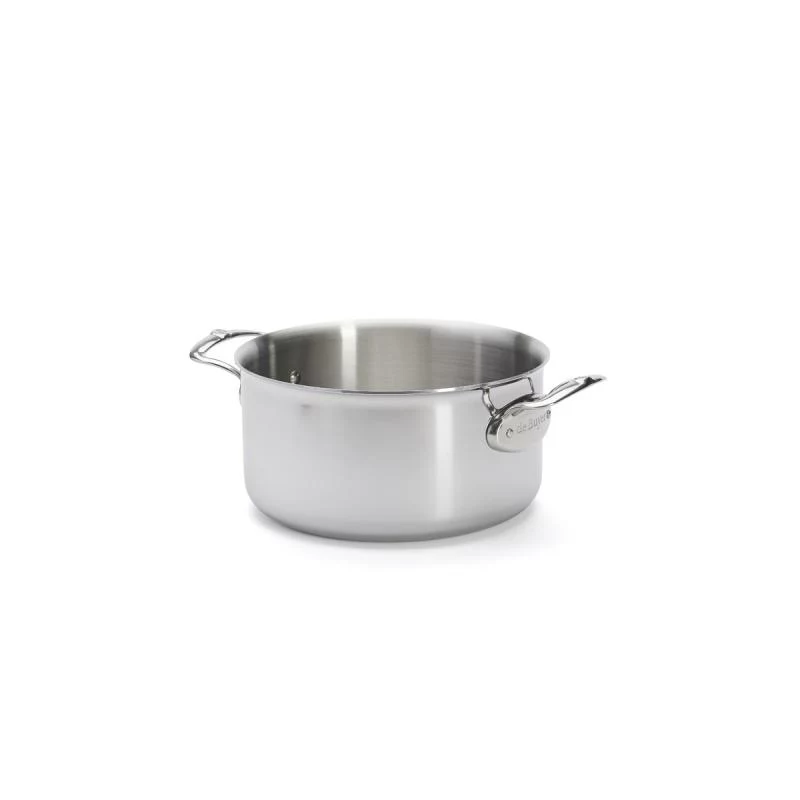 De Buyer Affinity casseruola con manico acciaio inox con coperchio 24 cm