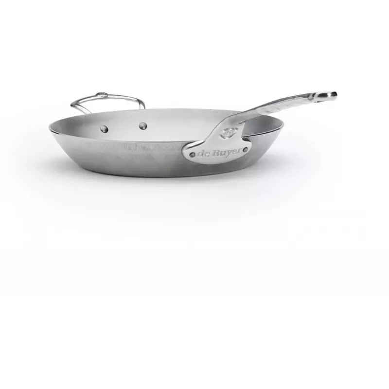 De Buyer Mineral B Element Pro padella 32 cm, acciaio al carbonio