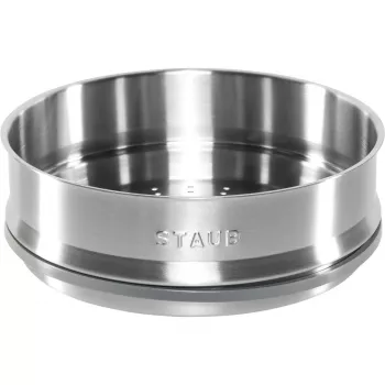 Staub 26 cm cestello per cottura a vapore, ghisa smaltata, blu scuro