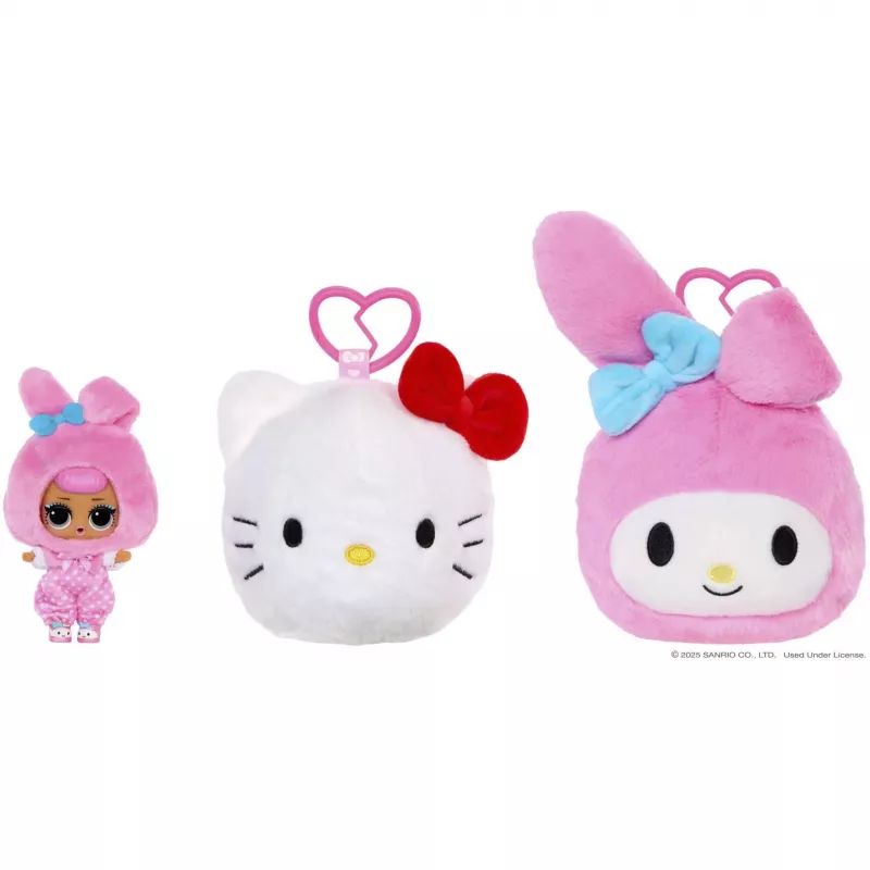 L.O.L. Surprise Loves Hello Kitty peluche reversibile assortito