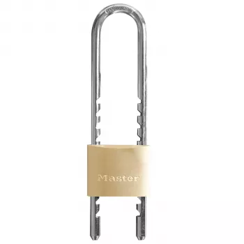 Master Lock 1950EURDCC lucchetto a staffa regolabile 50 mm corpo massiccio in ottone chiusura a chiave