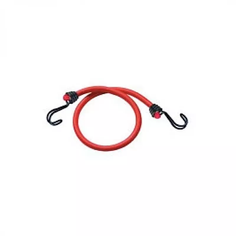 Master Lock 3020EURDAT cinghia per bagagli con ganci a doppio filo elastici - 0,6 m - 40 kg - rosso - 2 pezzi