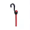 Master Lock 3020EURDAT cinghia per bagagli con ganci a doppio filo elastici - 0,6 m - 40 kg - rosso - 2 pezzi