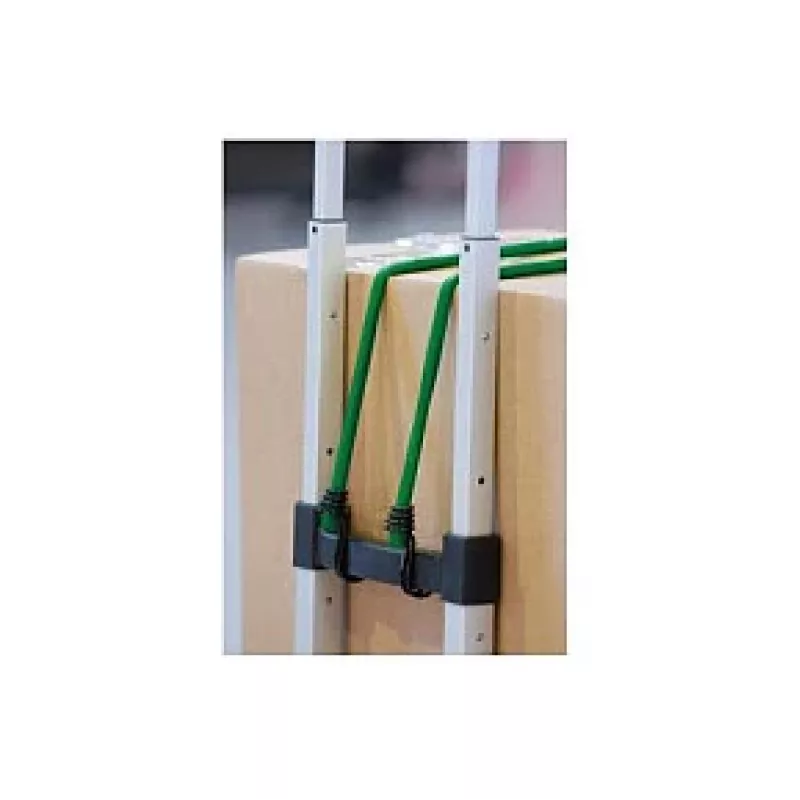 Master Lock 3021EURDAT Twin Wire Corde elastiche con doppio gancio, 0,8 m, 40 kg, verde, 2 pz.