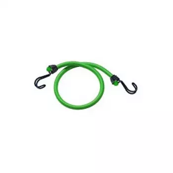 Master Lock 3021EURDAT Twin Wire Corde elastiche con doppio gancio, 0,8 m, 40 kg, verde, 2 pz.