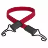 Master Lock corda elastica piatta a doppio filo 3224EURDAT - 60 cm, confezione da 2, nero/giallo