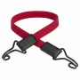 Master Lock corda elastica piatta a doppio filo 3224EURDAT - 60 cm, confezione da 2, nero/giallo