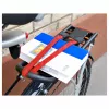Master Lock corda elastica piatta a doppio filo 3224EURDAT - 60 cm, confezione da 2, nero/giallo