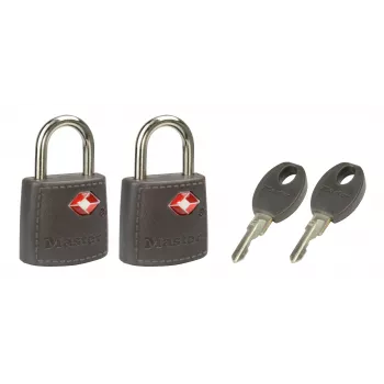 Master Lock 2 lucchetti 20mm cilindro a 3 perni 4695EURTAST