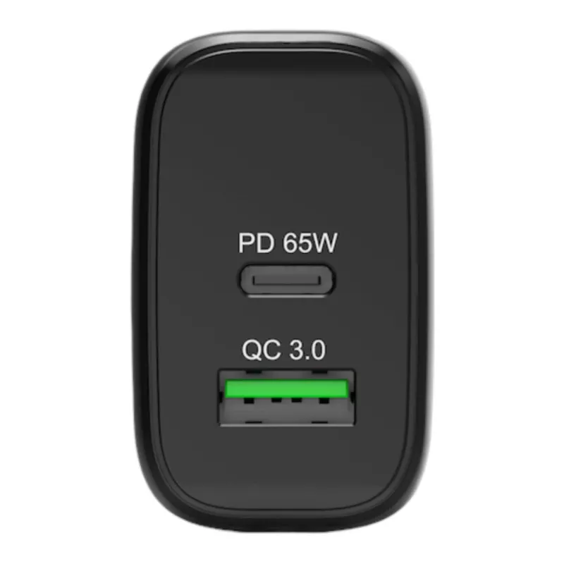 PORT Designs caricabatterie da parete USB-C PD 65W GaN spina EU nero