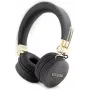 GUESS GUBH704GEMK cuffie over-ear Bluetooth, nero, logo in metallo 4G