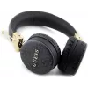 GUESS GUBH704GEMK cuffie over-ear Bluetooth, nero, logo in metallo 4G