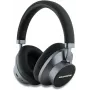 Karl Lagerfeld cuffie on-ear wireless Bluetooth Saffiano logo in metallo nero