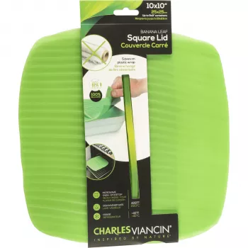 Charles Viancin BANANA LEAF coperchio in silicone 25x25 cm verde