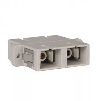 Tripp Duplex Fiber Optic MMF/SMF Multimode Singlemode Coupler SC/SC - accoppiatore di rete - SC multimodale (beige)