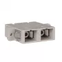 Tripp Duplex Fiber Optic MMF/SMF Multimode Singlemode Coupler SC/SC - accoppiatore di rete - SC multimodale (beige)