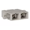 Tripp Duplex Fiber Optic MMF/SMF Multimode Singlemode Coupler SC/SC - accoppiatore di rete - SC multimodale (beige)