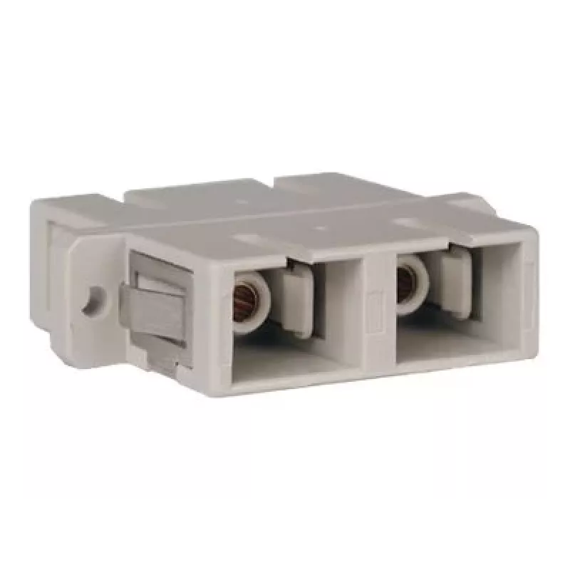 Tripp Duplex Fiber Optic MMF/SMF Multimode Singlemode Coupler SC/SC - accoppiatore di rete - SC multimodale (beige)
