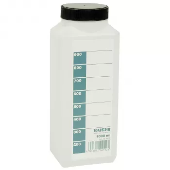 KAISER FOTOTECHNIK bottiglia di stoccaggio per prodotti chimici 1000ml bianca 4192