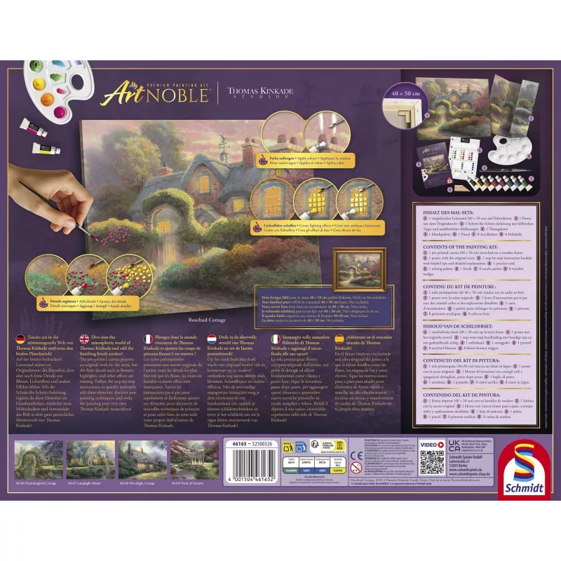 Schmidt My ArtNOBLE Thomas Kinkade - Rosebud Cottage puzzle 1000 pezzi