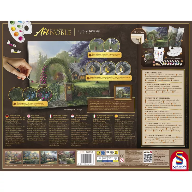 Schmidt My ArtNOBLE Thomas Kinkade - Hummingbird Cottage puzzle 1000 pezzi