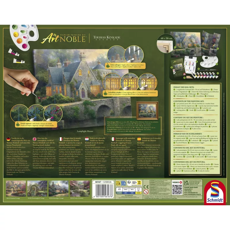 Schmidt My ArtNOBLE Thomas Kinkade - Lamplight Manor puzzle 1000 pezzi