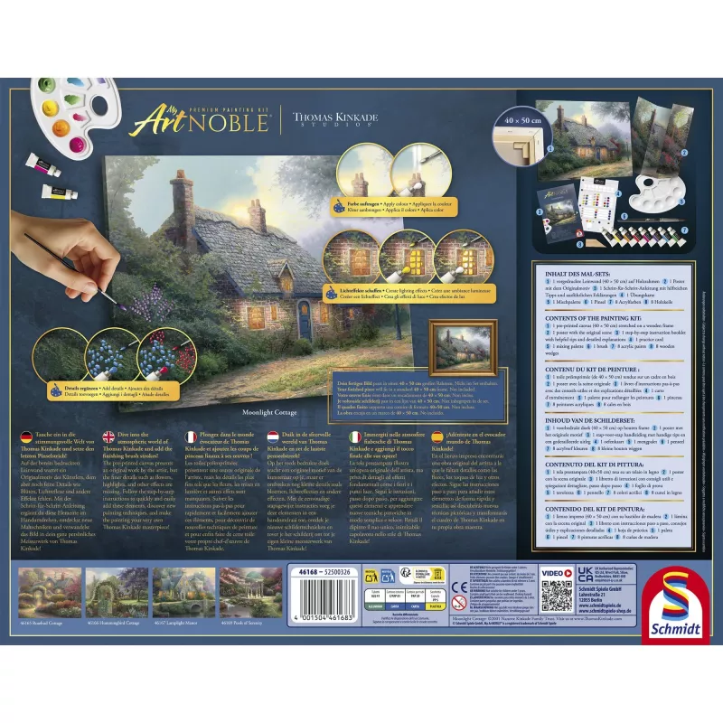 Schmidt My ArtNOBLE Thomas Kinkade - Moonlight Cottage puzzle 1000 pezzi